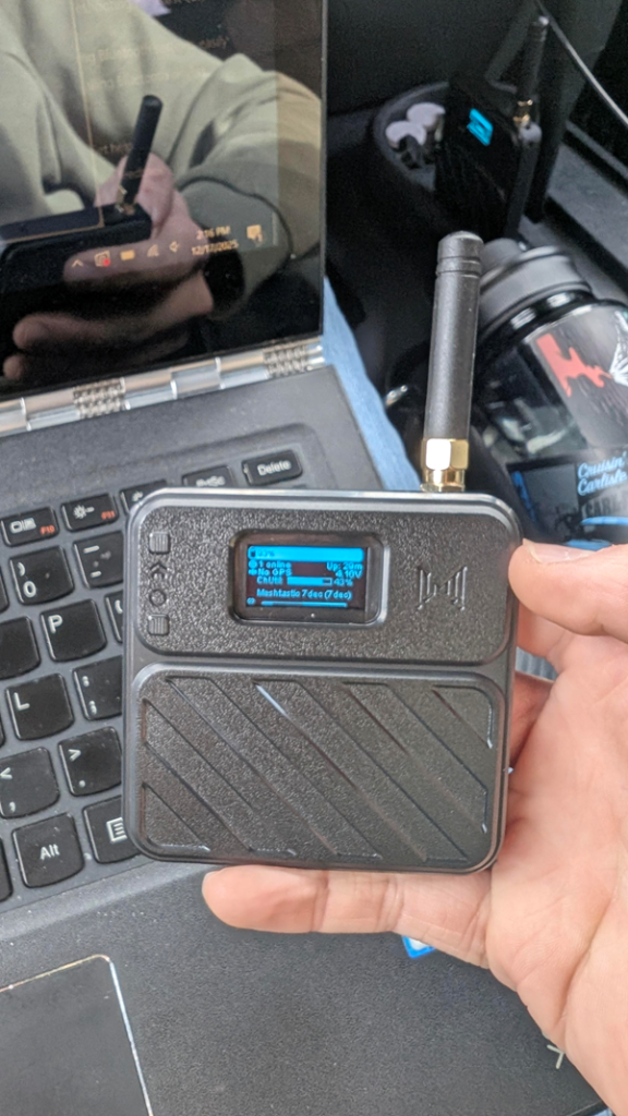 Holding my meshtastic node